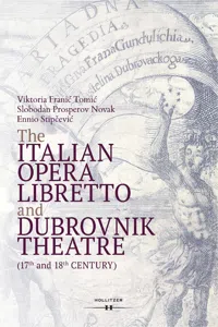 The Italian Opera Libretto and Dubrovnik Theatre_cover