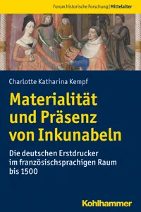 Materialität und Präsenz von Inkunabeln_cover