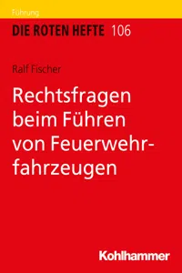 Rechtsfragen beim Führen von Feuerwehrfahrzeugen_cover