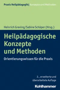 Heilpädagogische Konzepte und Methoden_cover