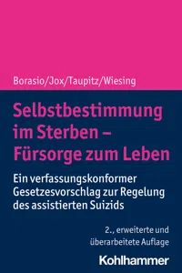 Selbstbestimmung im Sterben - Fürsorge zum Leben_cover