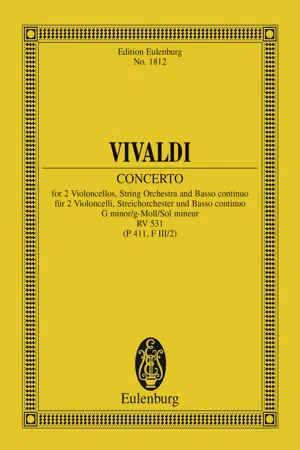 Concerto G minor