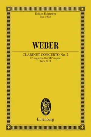 Clarinet Concerto No. 2 Eb major