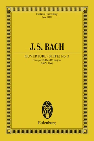 Overture (Suite) No. 3 D major