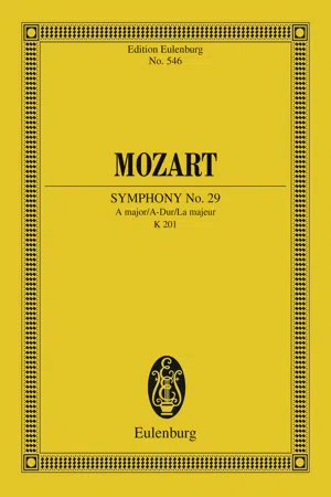 Symphony No. 29 A major