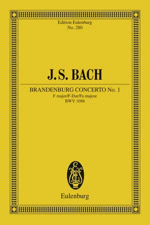 Brandenburg Concerto No. 1 F major