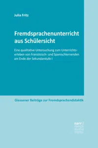 Fremdsprachenunterricht aus Schülersicht_cover