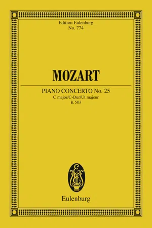 Piano Concerto No. 25 C major