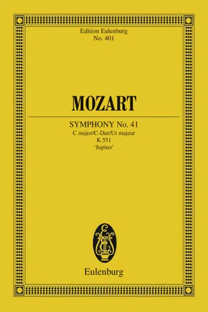 Symphony No. 41 C major