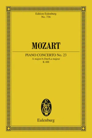 Piano Concerto No. 23 A major