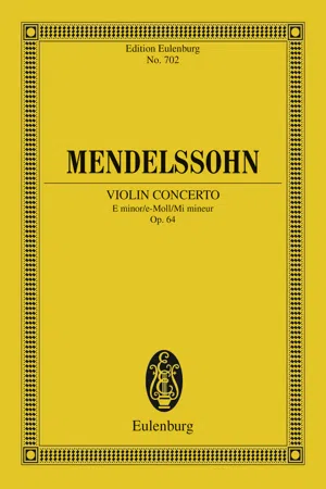 Violin Concerto E minor