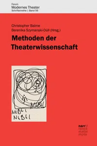 Methoden der Theaterwissenschaft_cover