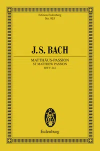 St Matthew Passion_cover