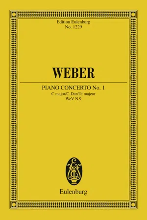 Piano Concerto No. 1 C major