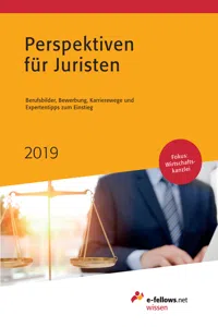 Perspektiven für Juristen 2019_cover