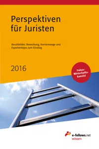 Perspektiven für Juristen 2016_cover