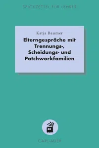 Elterngespräche mit Trennungs-, Scheidungs- und Patchworkfamilien_cover