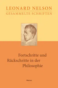 Fortschritte und Rückschritte in der Philosophie_cover