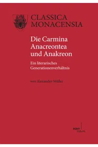 Die Carmina Anacreontea und Anakreon_cover