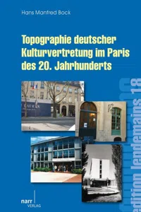 Topographie deutscher Kulturvertretung im Paris des 20. Jahrhunderts_cover