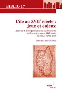 L'île au XVIIe siècle: jeux et enjeux_cover