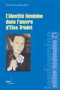 L' Identité féminine dans l' oeuvre d' Elsa Triolet_cover