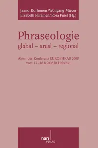 Phraseologie global - areal - regional_cover