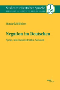 Negation im Deutschen_cover