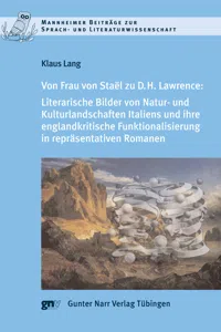 Von Frau von Staël zu D.H. Lawrence_cover