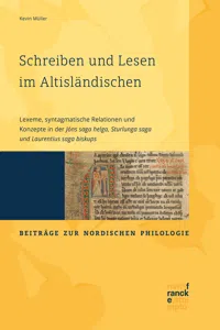 Schreiben und Lesen im Altisländischen_cover