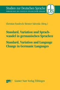 Standard, Variation und Sprachwandel in germanischen Sprachen / Standard, Variatio and Language Change in Germanic Languages_cover