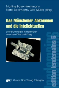 Das Münchener Abkommen und die Intellektuellen_cover