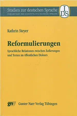 Reformulierungen