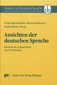 Ansichten der deutschen Sprache_cover