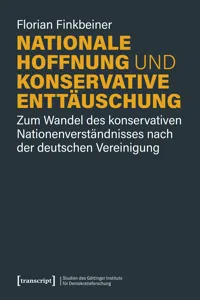 Studien des Göttinger Instituts für Demokratieforschung zur Geschichte politischer und gesellschaftlicher Kontroversen_cover