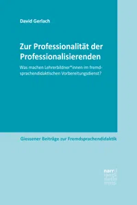 Zur Professionalität der Professionalisierenden_cover