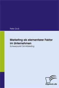 Marketing als elementarer Faktor im Unternehmen_cover