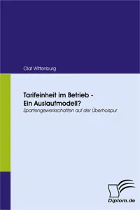 Tarifeinheit im Betrieb - Ein Auslaufmodell?_cover