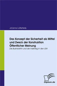 Das Konzept der Sicherheit als Mittel und Zweck der Konstruktion Öffentlicher Meinung_cover