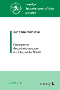 Leipziger Sportwissenschaftliche Beiträge_cover