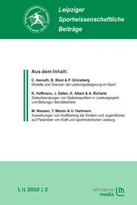 Leipziger Sportwissenschaftliche Beiträge_cover
