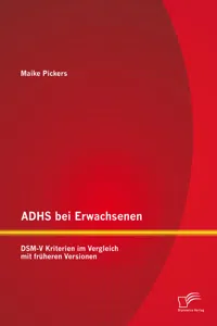 ADHS bei Erwachsenen: DSM-V Kriterien im Vergleich mit früheren Versionen_cover