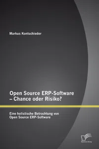 Open Source ERP-Software – Chance oder Risiko? Eine holistische Betrachtung von Open Source ERP-Software_cover