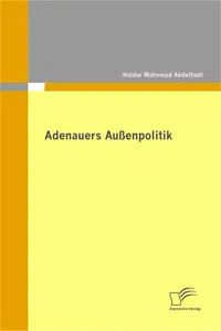 Adenauers Außenpolitik_cover