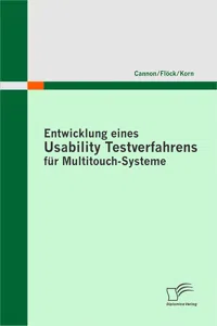 Entwicklung eines Usability Testverfahrens für Multitouch-Systeme_cover