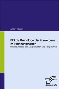 IFRS als Grundlage der Konvergenz im Rechnungswesen_cover