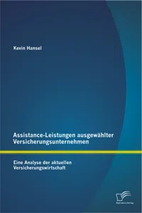 Assistance-Leistungen ausgewählter Versicherungsunternehmen: Eine Analyse der aktuellen Versicherungswirtschaft_cover