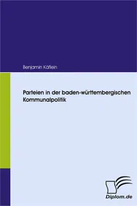 Parteien in der baden-württembergischen Kommunalpolitik_cover