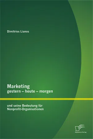 Marketing gestern - heute - morgen und seine Bedeutung für Nonprofit-Organisationen