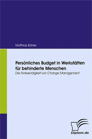 Persönliches Budget in Werkstätten für behinderte Menschen